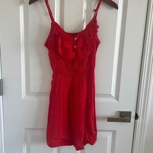Red hot mini dress